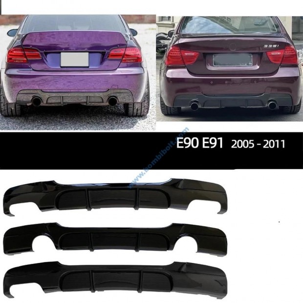 BMW E90 E91 M performance diffúzor 2005-2011
