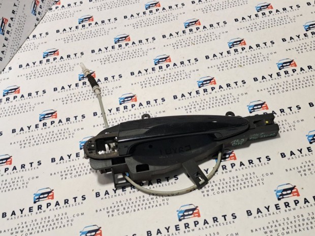 BMW E90 E91 bal h�ts� komplett fekete black sapphire k�ls� kilincs