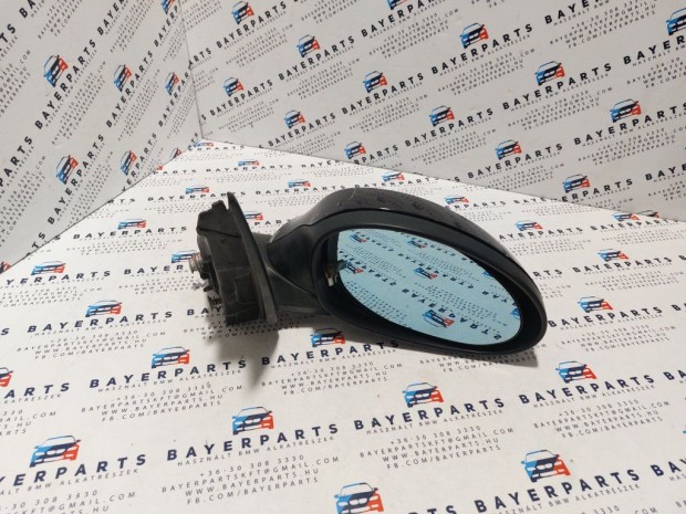 BMW E90 E91 fekete black sapphire jobb visszapillantó tükör