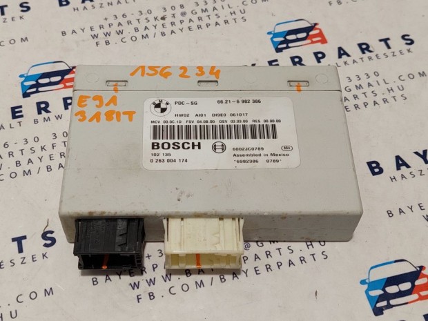 BMW E90 E91 hts PDC tolatradar parkradar vezrl elektronika doboz