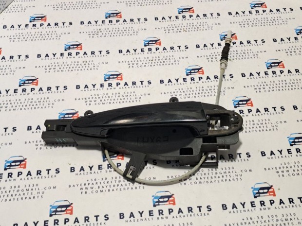 BMW E90 E91 jobb h�ts� komplett fekete black sapphire k�ls� kilincs