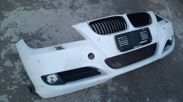 BMW E90 e91 lci radaros fényszóró mosós első lökhárító gyári bontott