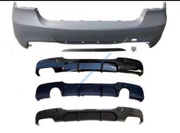 BMW E90 lci M-tech, M paket hátsó lökhárító 2008-2012