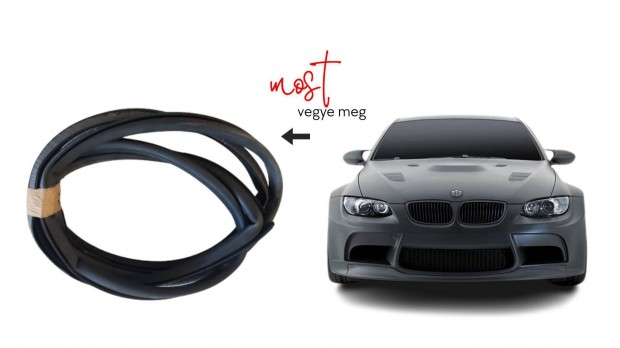 BMW E91 bal hátsó ajtótömítés, kédergumi