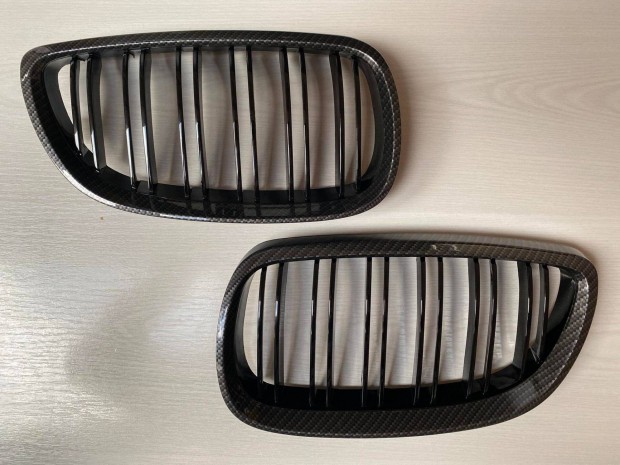 BMW E92 E93 preface (3-as coupe/cab/M3) vese hűtőrács dupla pál Karbon