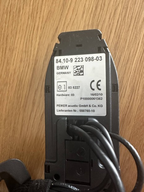 BMW E93 telefontart kzpkonzolba