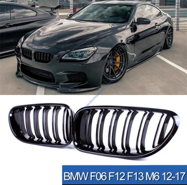 BMW F06, F12, F13, M6 fnyes fekete htrcs, vese