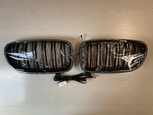 BMW F10 F11 (5-s limusin, touring) vese lakk fekete dupla LED krbe