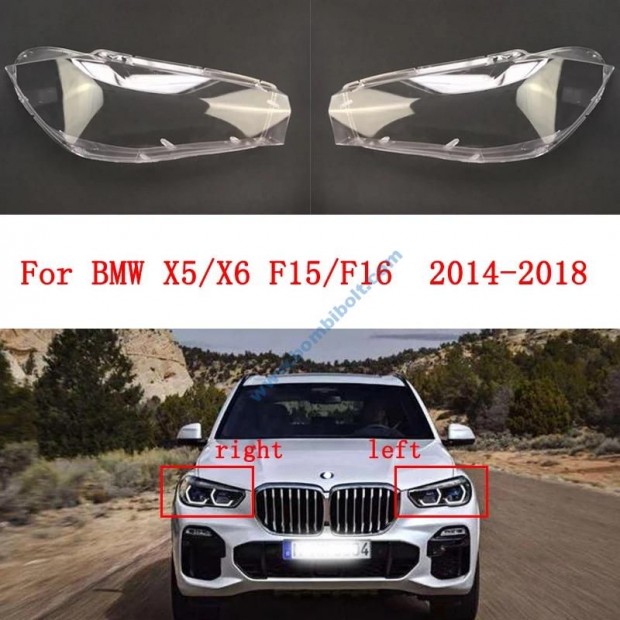 BMW F15 X5, F16 X6 2013-2018 lámpabúra