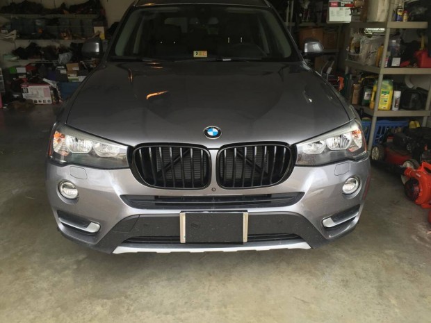 BMW F25 F26 facelift (X3) vese / htrcs / dszrcs lakk fekete