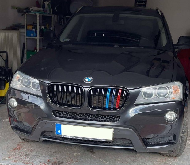 BMW F25 preface (X3) vese htrcs lakk fekete dupla plcs /M fest