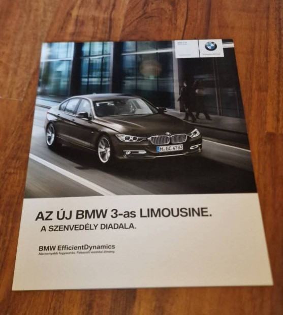 BMW F30 3-AS Limousine Prospektus 2012 Magyar Nyelv