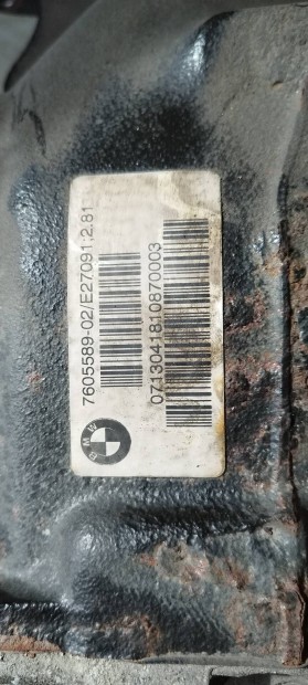 BMW F30 F31 difi, differenciálmű