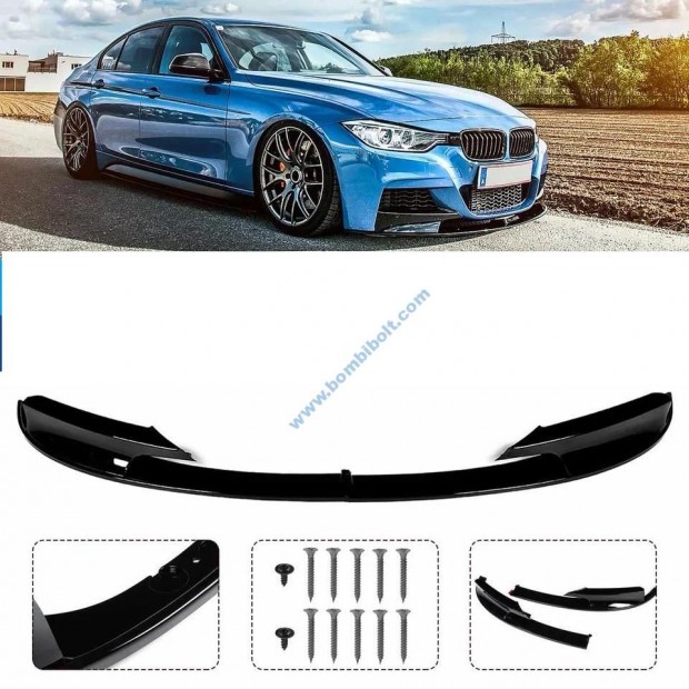 BMW F30 F31 lkhrt toldat, lippe fnyes fekete 2011-2019