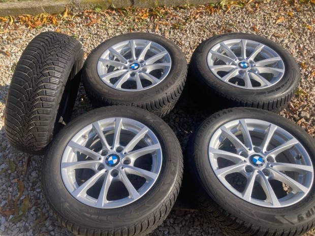 BMW F31 gumik 205/60 R16 + szenzor + 1 db. tartalék gumi