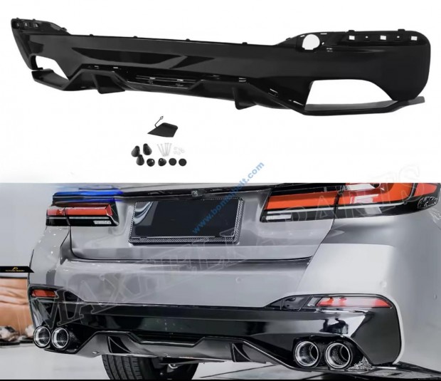 BMW G30 G31 G38 M paket h�ts� l�kh�r�t� diff�zor / f�nyes fekete