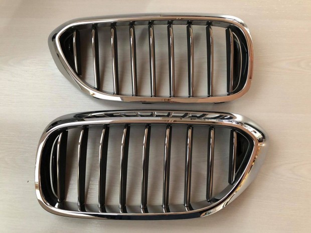BMW G30 G31 (5-ös BMW) eredeti vese hűtőrács króm/króm Luxury