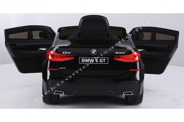 BMW GT 12V 2019 New lakkozott fekete 1személyes elektromos kisautó