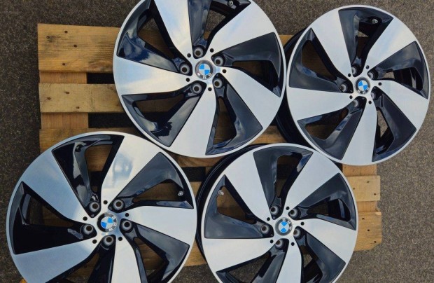 BMW I3 gyári kétszéles alufelni szett szenzorokkal 19 colos 5+5,5 újsz