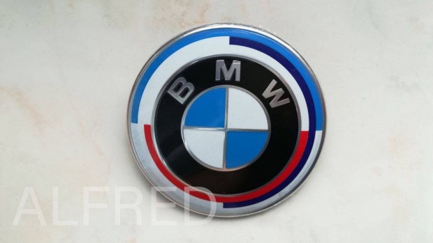 BMW Jubleumi emblma szett 82mm+74mm tmrkkel