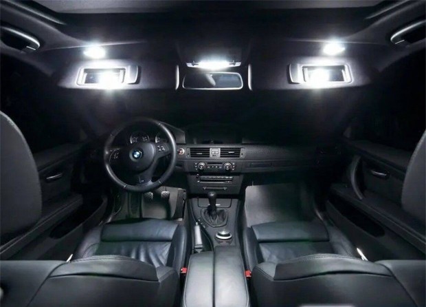 BMW LED utastr izzszett (E46, E90, E39, E60, F10) 6000K fehr