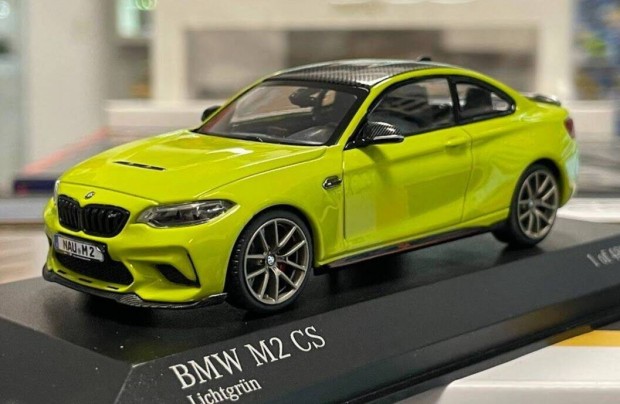 BMW M2 CS G42 2020 light green 1:43 1/43 Minichamps