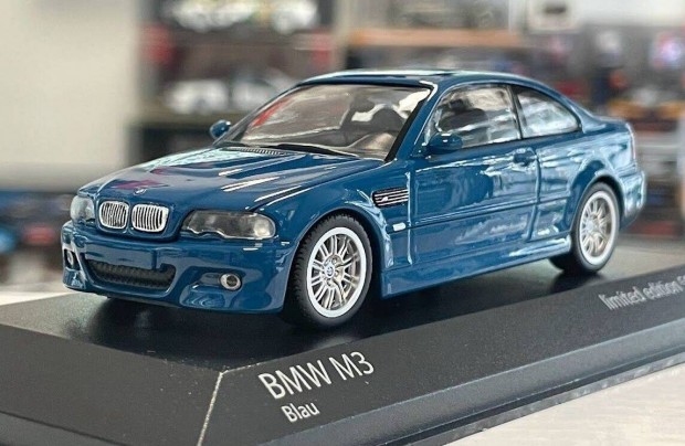 BMW M3 E46 2001 1:43 1/43 Minichamps Limited Ed. 500!