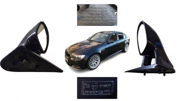 BMW M3 E90 szedan bal oldali tükör utángyártott csz E11015528