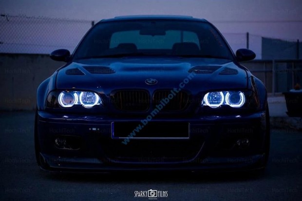 BMW M4 U style Angel eyes E46 halogn