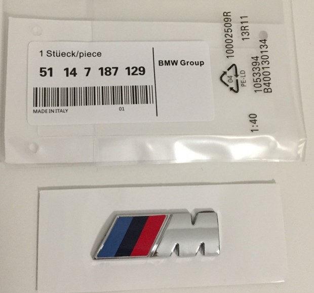 BMW M Logo Original oldal emblma