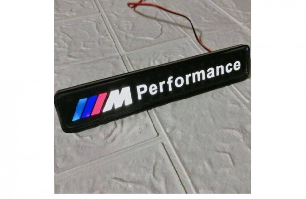 BMW M Performance Hűtőrács LED - LED-es BMW M logós embléma