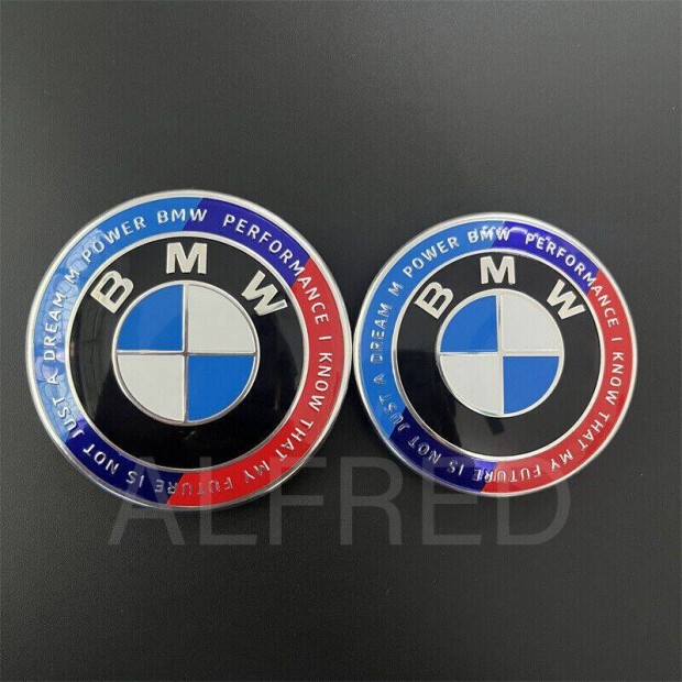 BMW M Power emblma szett 82/74mm