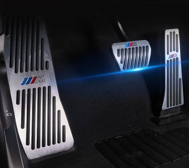 BMW M automata pedál szett szürke