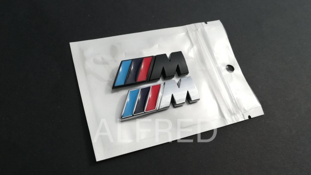 BMW M log krm s matt fekete kivitelben