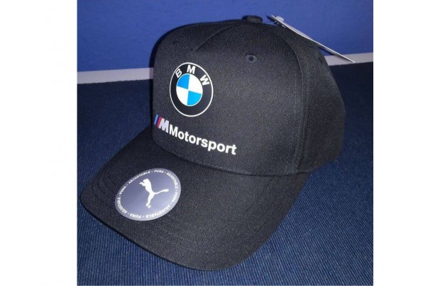 BMW Motorsport eredeti Puma fekete baseballsapka