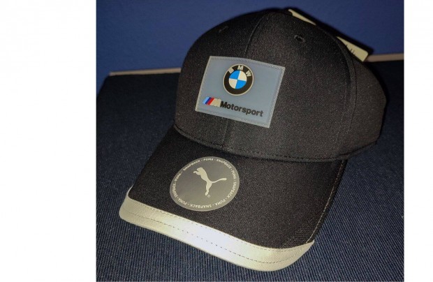 BMW Motorsport eredeti Puma fekete baseballsapka