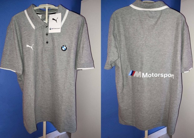 BMW Motorsport eredeti Puma szrke gallros pl (M)