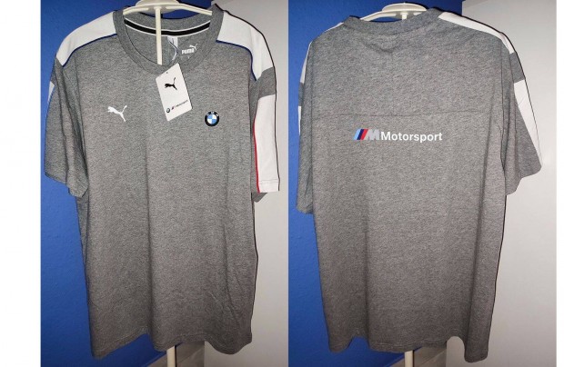 BMW Motorsport szürke eredeti Puma póló (L)