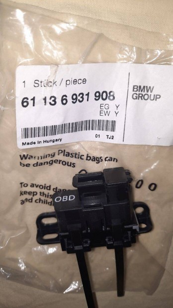 BMW OBD csatlakozó fedél gyári, eredeti BMW alkatrész