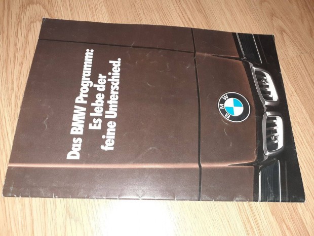 BMW Program (modellek) prospektus - 1978, nmet nyelv