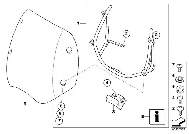 BMW R1200R plexi