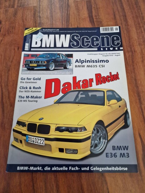 BMW Scene LIVE Magazin 2003 August