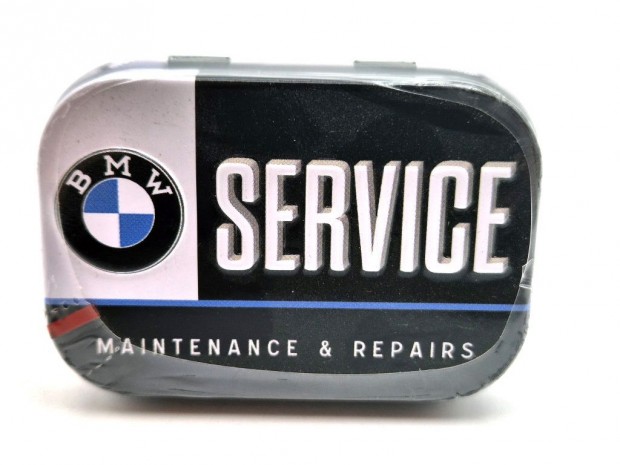 BMW Service fém cukorkás doboz fémdoboz (15g)