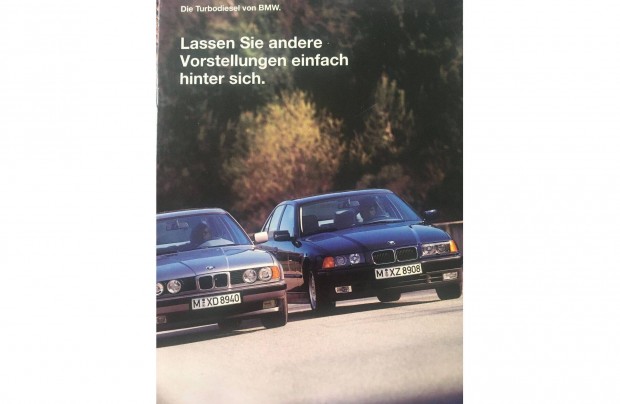 BMW Turbodiesel E34, E36 '93 prospektus