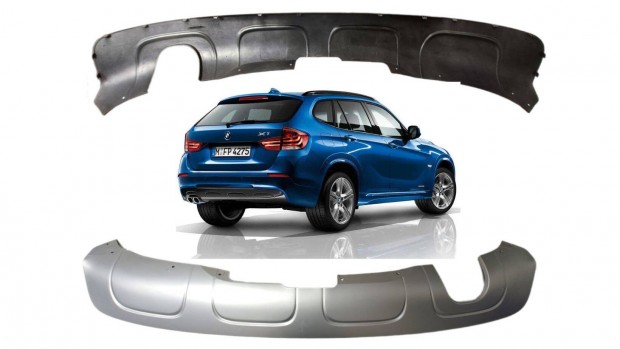 BMW X1 E84 M Sport hátsó lökhárító diffúzor burkolat Csak dízel modell