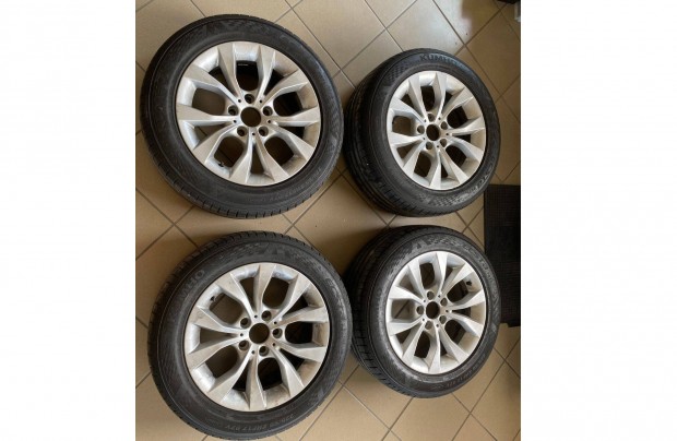 BMW X1 Gyári "17 Alufelni Szinte Új 225/55R17 Nyári Gumikkal eladó!