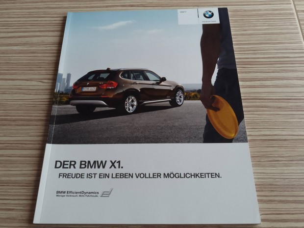 BMW X1 (2010) prospektus, katalgus.