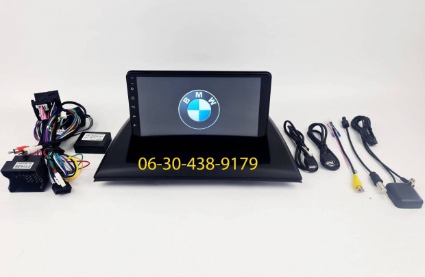 BMW X3 E83 Android autórádió fejegység gyári helyre 1-4GB Carplay