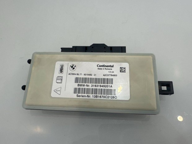 BMW X3 F25 légzsák elektronika 65779319492