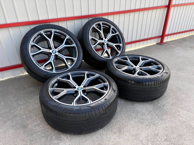 BMW X5 21" 5x112 G05 bicolor gyári alufelni nyáriszett eladó 21 coll